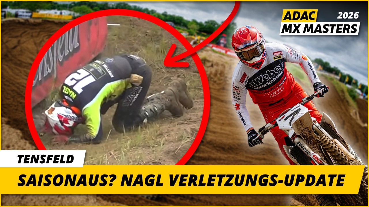 Nagl Verletzungs-Update, Laufsieg und Podium f&uuml;r Spies: Tensfeld ADAC MX Masters 2026 Racevlog