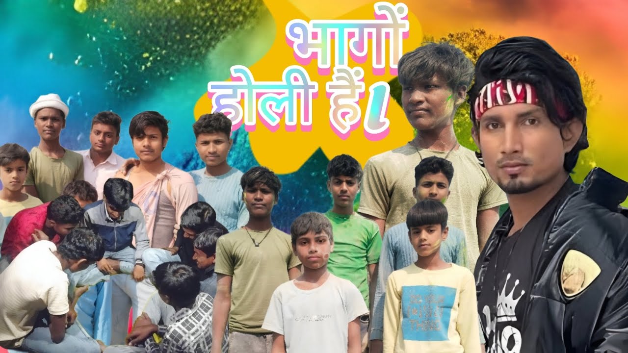 Bhago Bhago Holi hai 🤣🤣 full enjoy 😄 and support 🙏