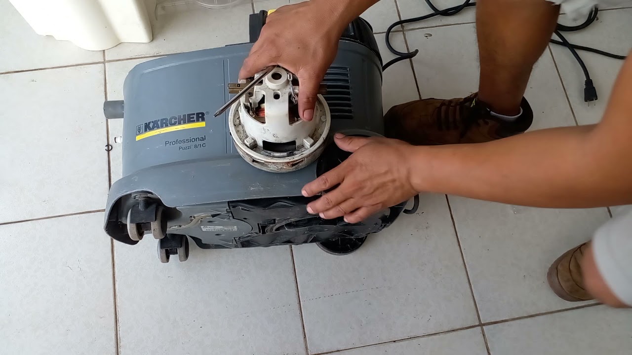 reparacion de puzzi 8/1 karcher por que se daña y como repararla
