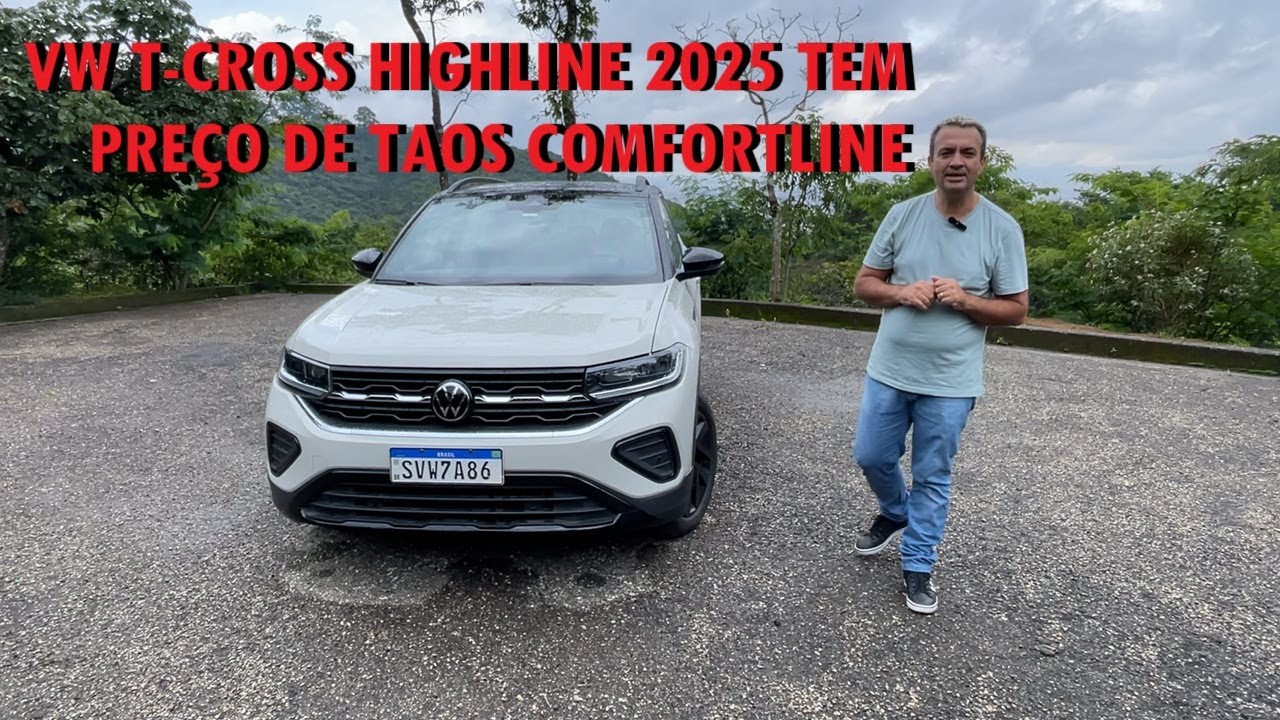 TESTE: VW T-CROSS HIGHLINE 250 TSI 2025 TEM BOM CONJUNTO, MAS COBRA CARO POR ISSO | AUTOS SEGREDOS