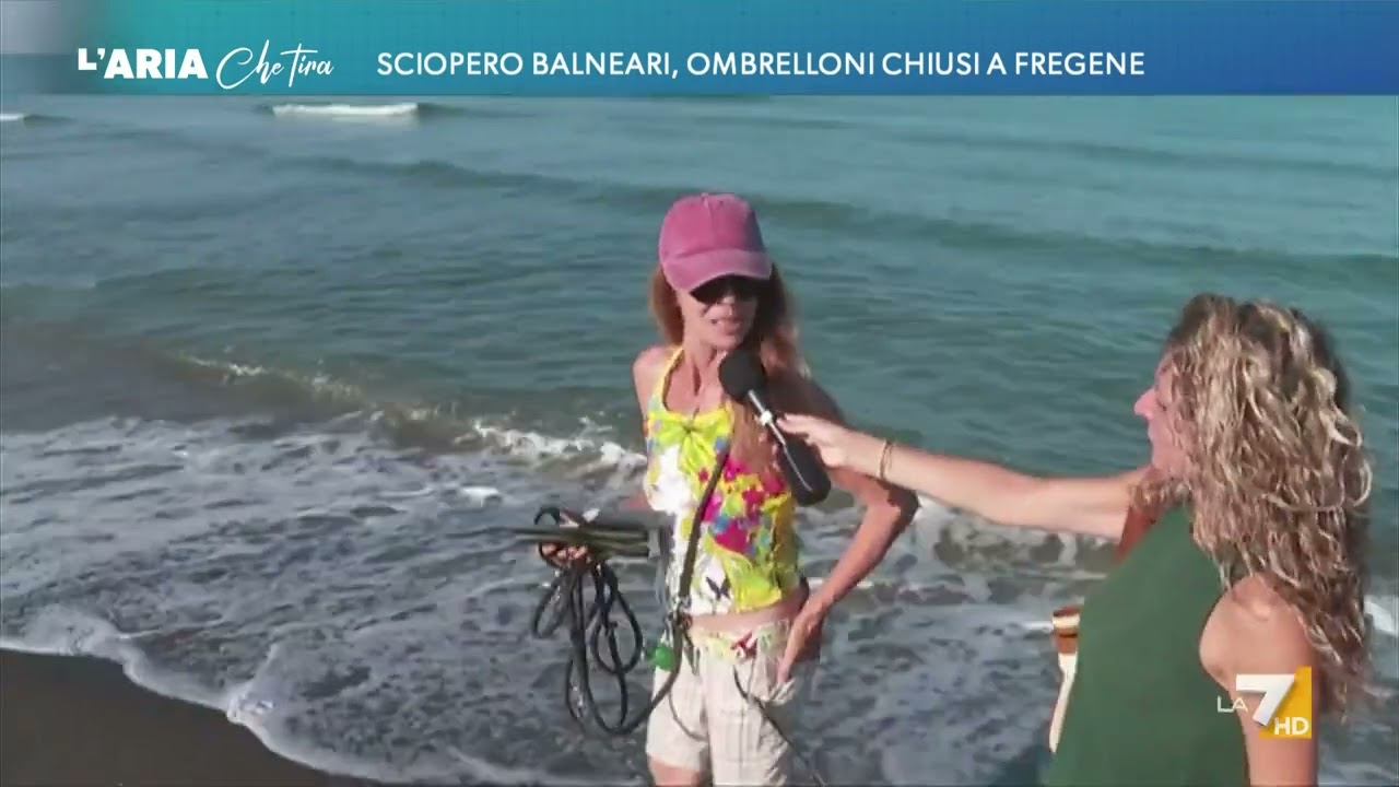 Sciopero dei balneari, ombrelloni chiusi a Fregene