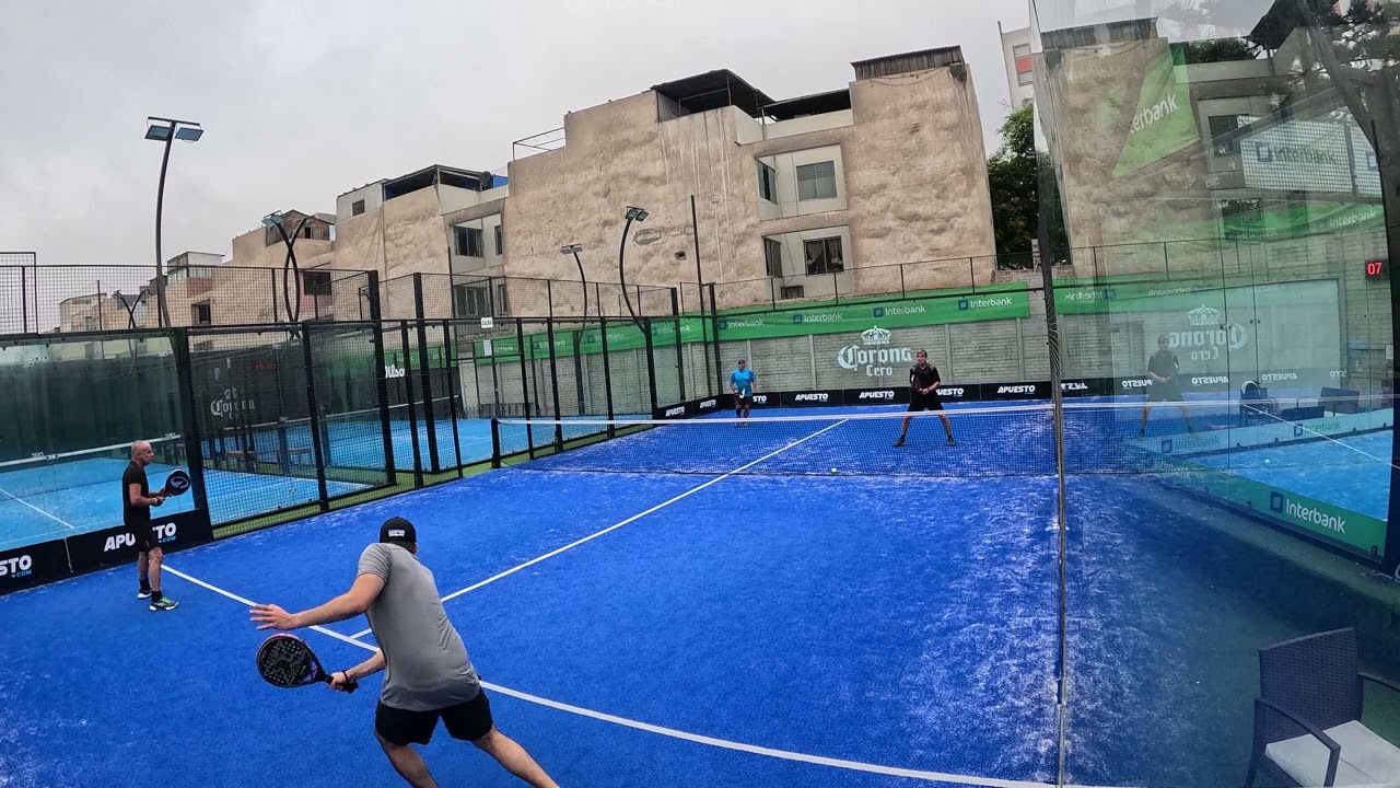 Padel, Diego, Eric, Rolli y Giorgio