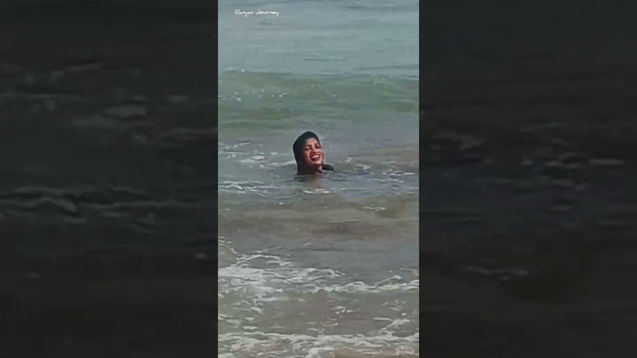 Open Sea Bathing #ranjanjourney #shorts #seabathing #beach #youtube