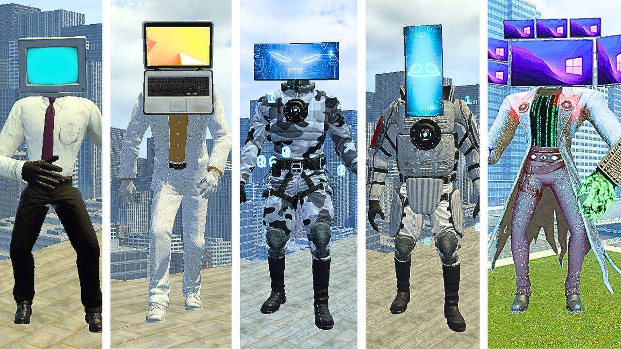 EVOLUTION OF PC MAN TITAN UPGRADED VS BOSSES SKIBIDI TOILET In Garry's Mod!