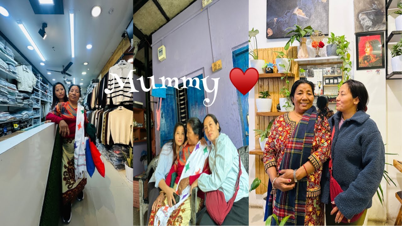  Mummy Sangha Halka Shopping Gardai Urlabari Bazar Ghumdai Hami #aasamethuli #mummy #shopping #vlog 