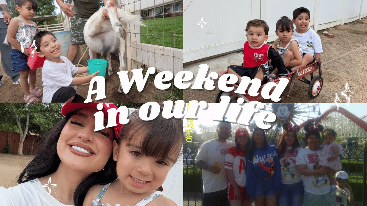 A WEEKEND IN OUR LIFE| Hanging out con los compadres + California adventure park