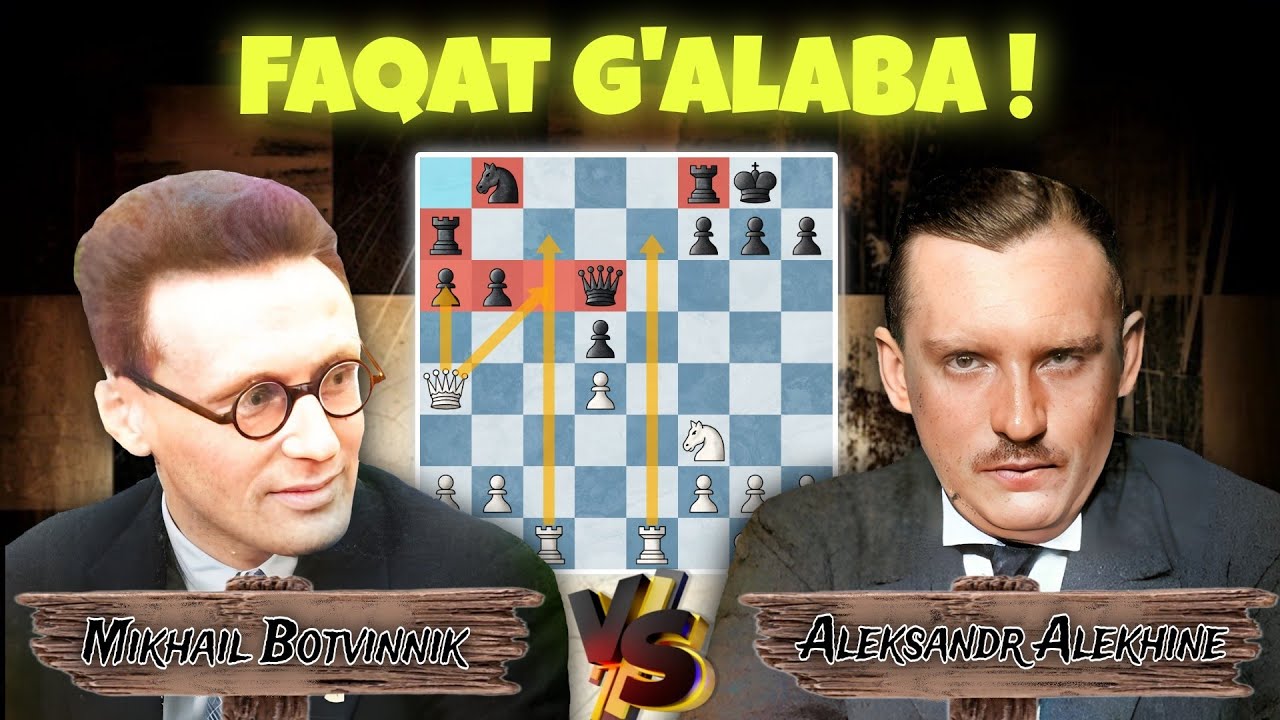 Anaconda kabi bo'g'di ! Mikhail Botvinnik vs Aleksandr Alekhine | AVRO turnir 1938