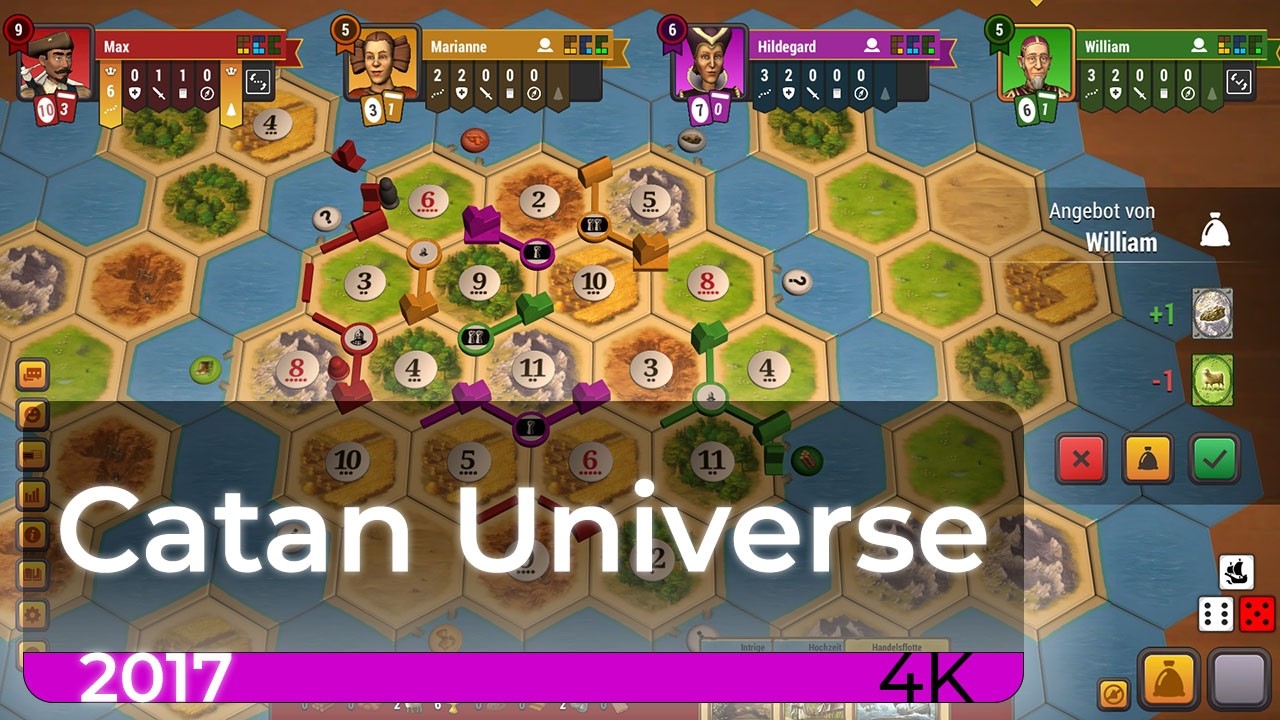 Catan Universe [4K 60fps] | Час игры