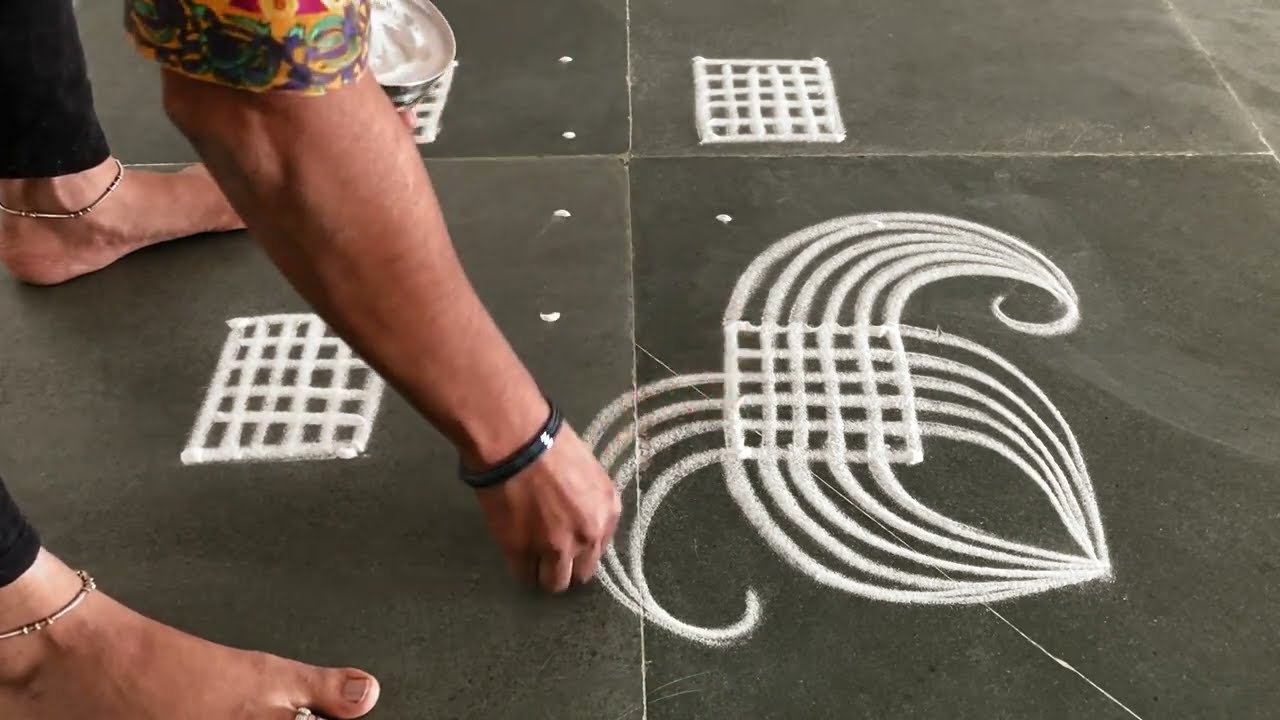 Margazhi maadham 5*5 padikolam| Dhanurmasam muggulu designs| New year 2024 rangoli designs