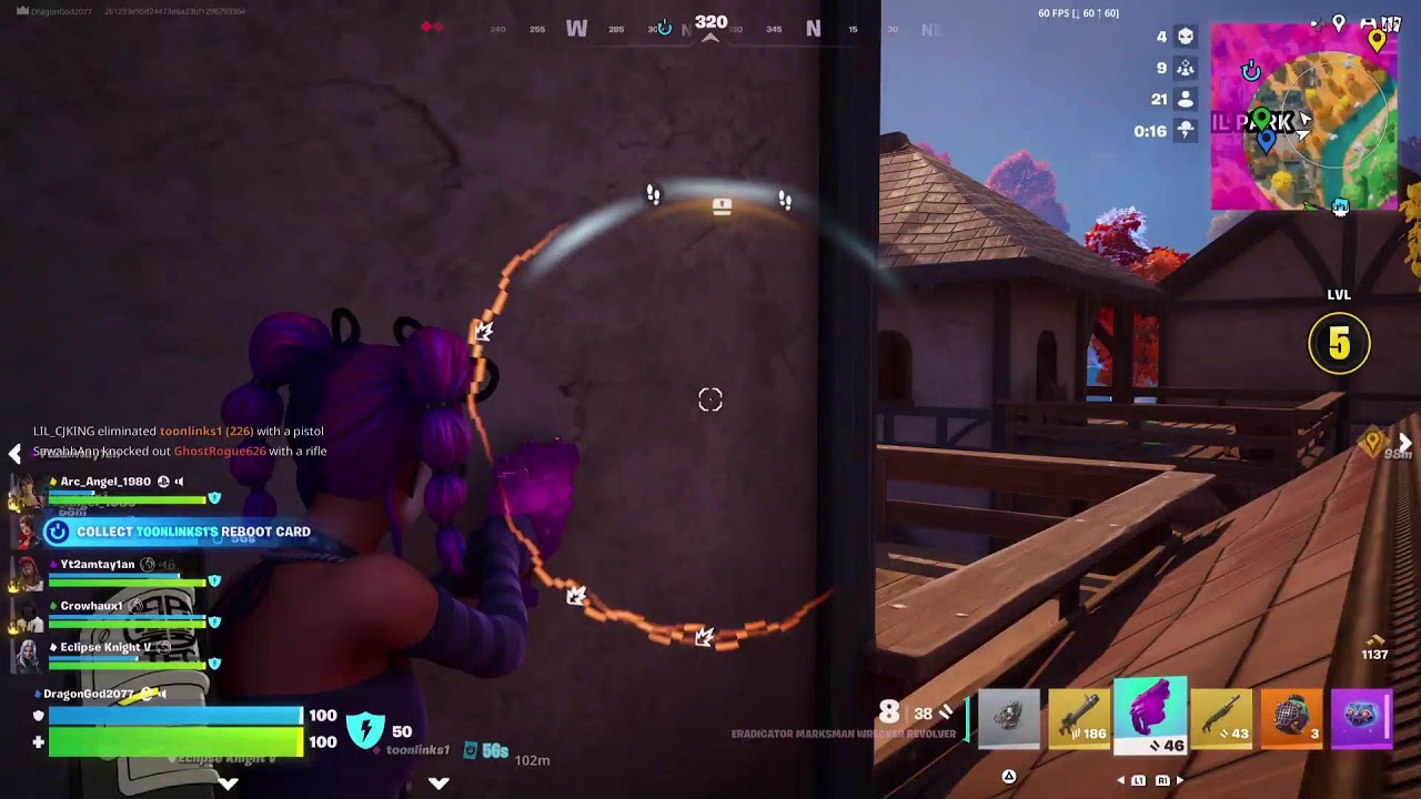 Playing Fortnite