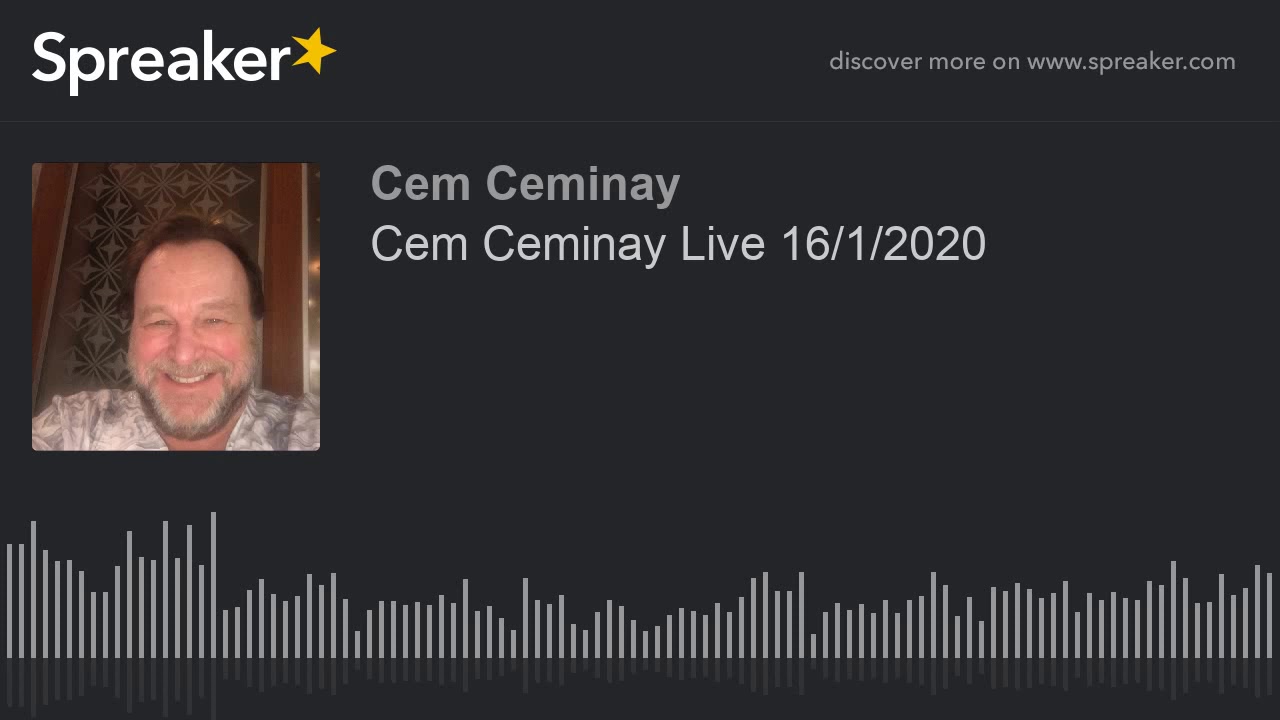 Cem Ceminay Live 16/1/2020 (part 2 of 3)