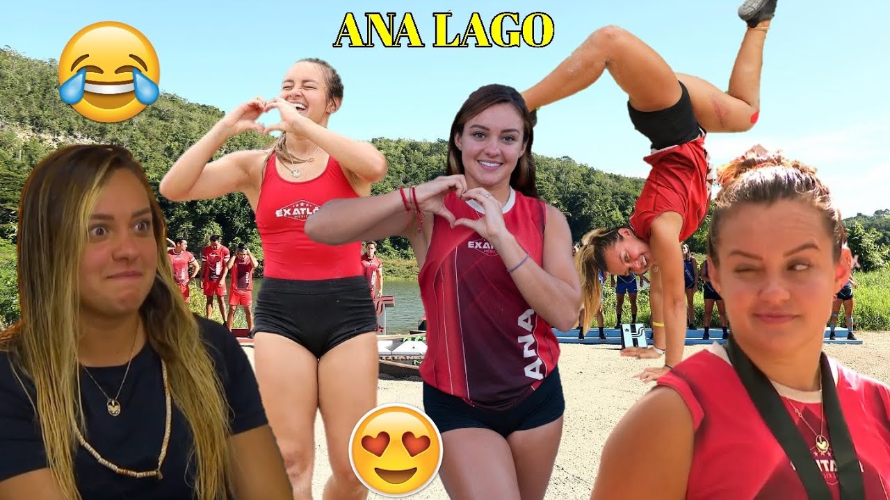 ANA LAGO - MOMENTOS GRACIOSOS DE EXATLÓN MÉXICO TITANES VS HÉROES