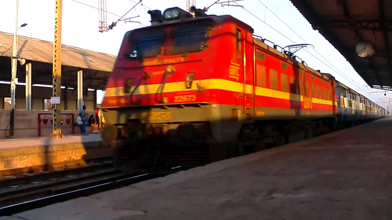 Nine Hours Late 19040 Avadh Express Skipping Sachin.