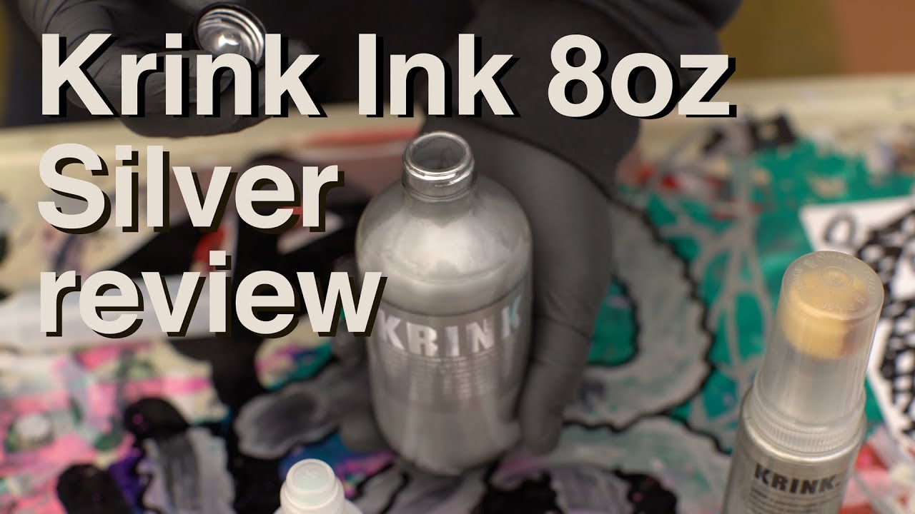ArtPrimo.com Krink 8oz Silver Refill Ink Review