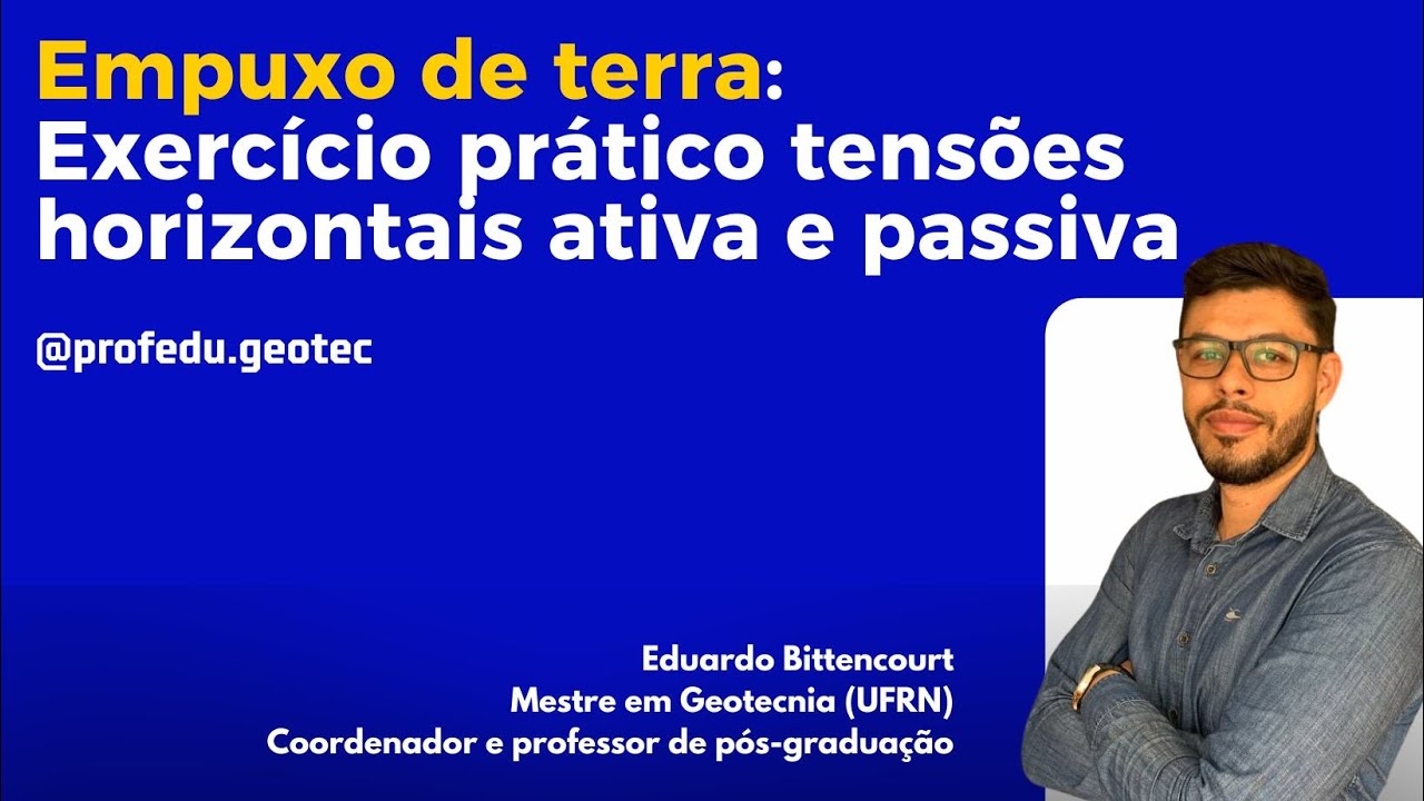 Aula - Exercício prático diagrama de empuxo de terra