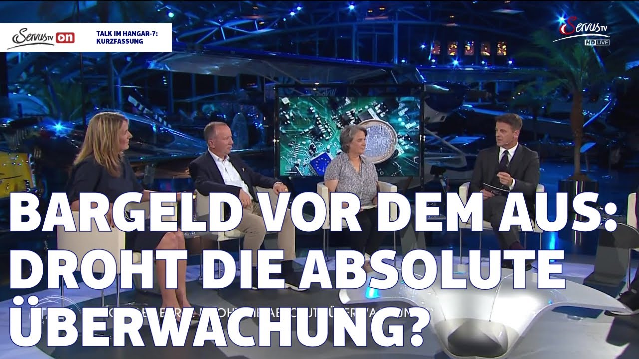 Talk im Hangar-7: Bargeld vor dem Aus - Droht die absolute Überwachung? | Kurzfassung