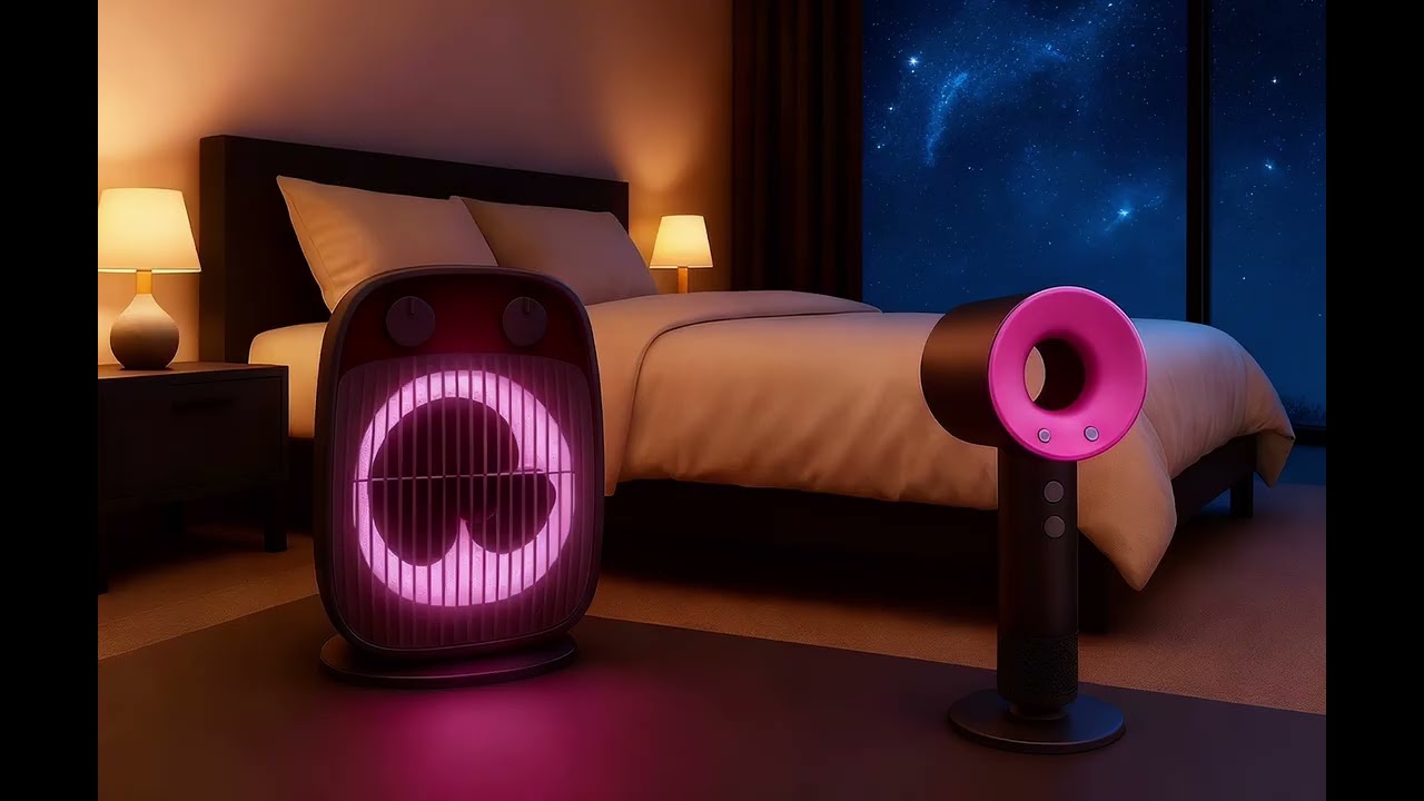 2 Hour Heater Fan & Hair Dryer White Noise I Sleep Sound ASMR I White Noise (2 Hours, Continuous)