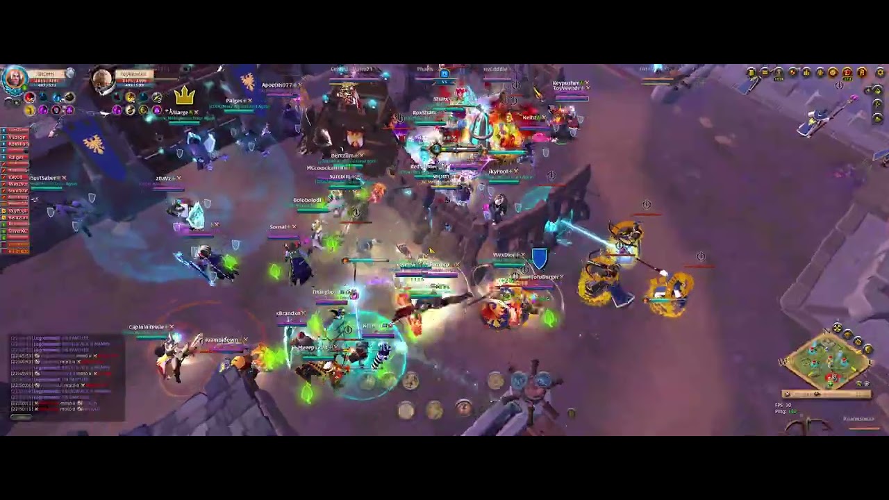 Albion Online ZvZ - Cook vs Open