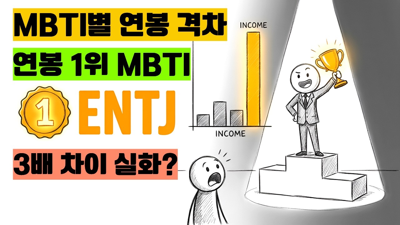 소득 수준이 가장 높은 MBTI 1위  부자가 될 확률이 높은 성격은 따로 있다 #심리학, #mbti
