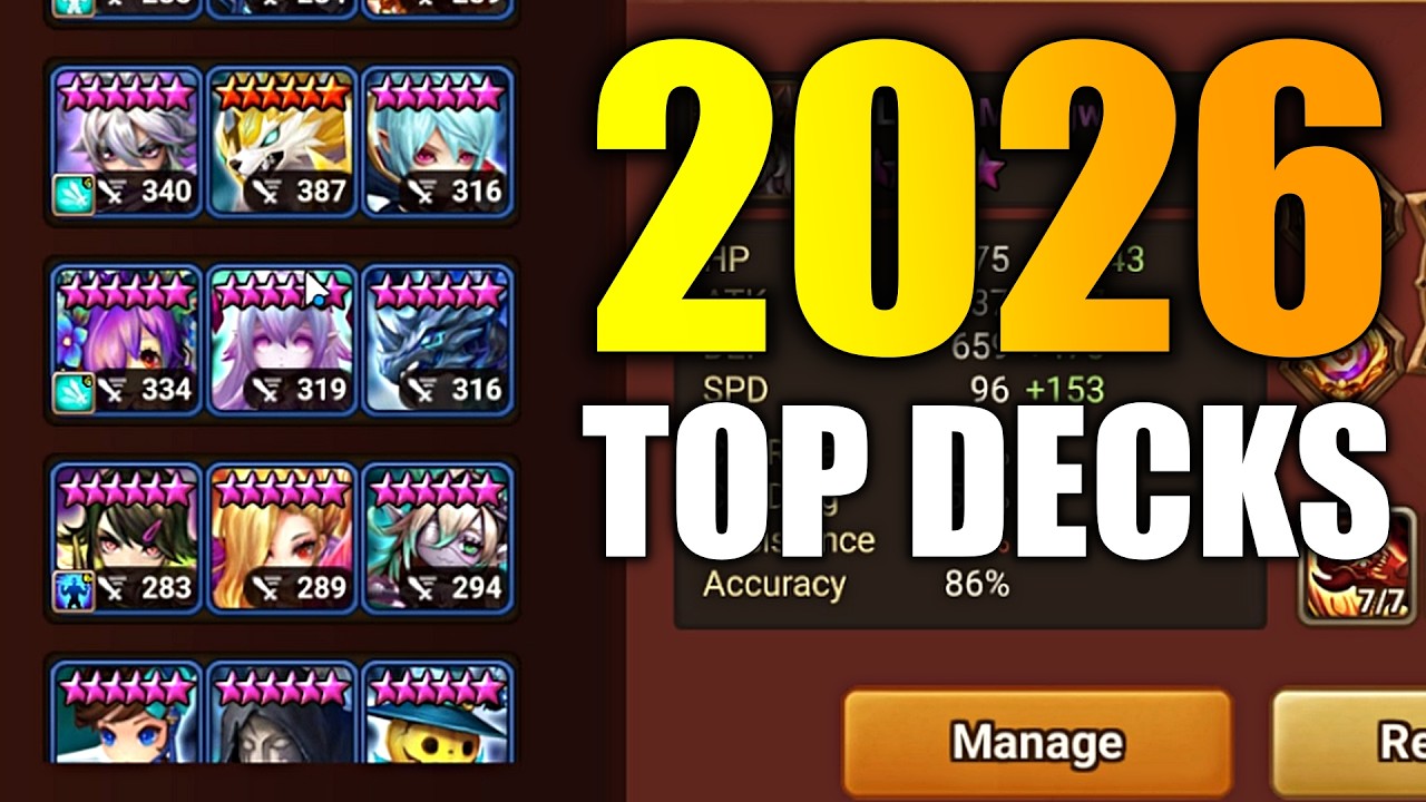 My Top Guild Siege Offense Decks In Summoners War 2026