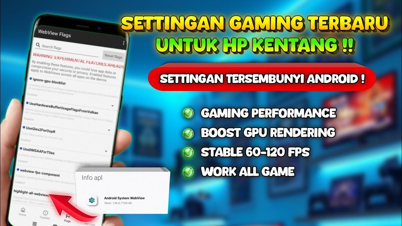 SMOOTH & HIGH FPS ‼️ SETTINGAN GAMING Untuk Meningkatkan Performa Saat Main Game