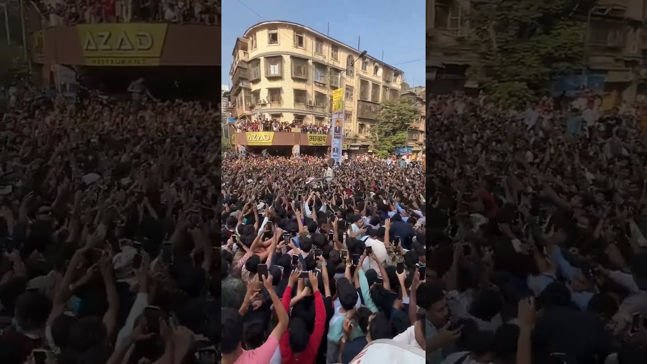 Munawar faruqui celebration in trophy after winning big boss in dongri #biggboss #munawarfaruqui