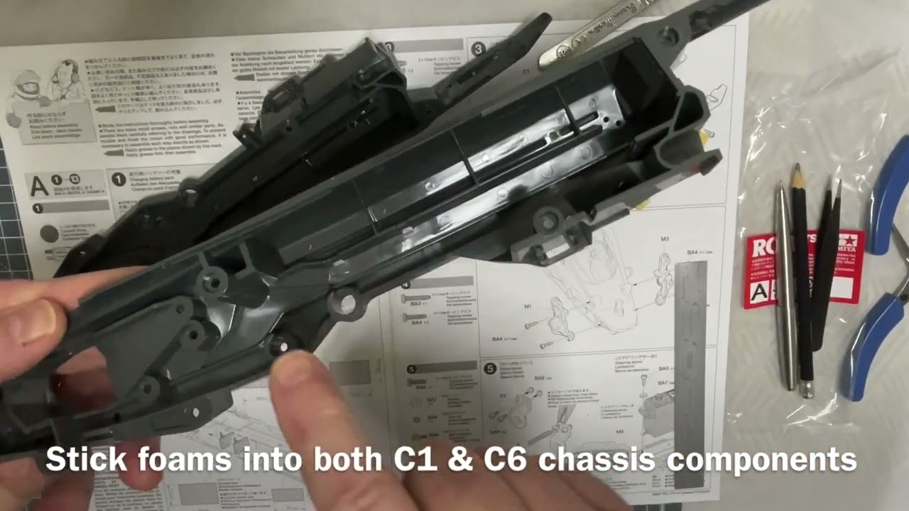 The Tamiya DT-03 Neo Fighter Build Steps 1 to 10