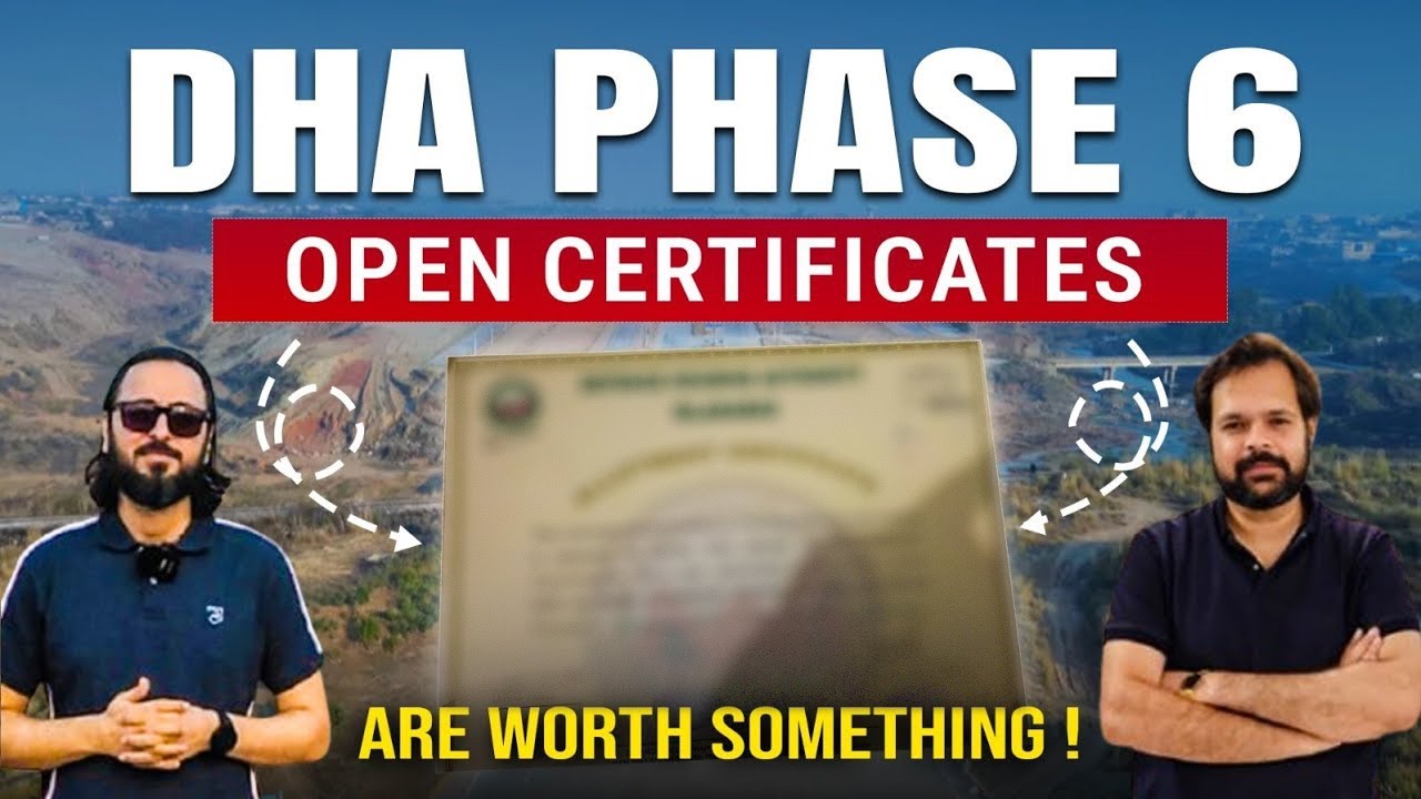 🚀 DHA Phase 6 Open Certificates Are Worth Money! | dha phase 2 extension | dha 6 islamabad