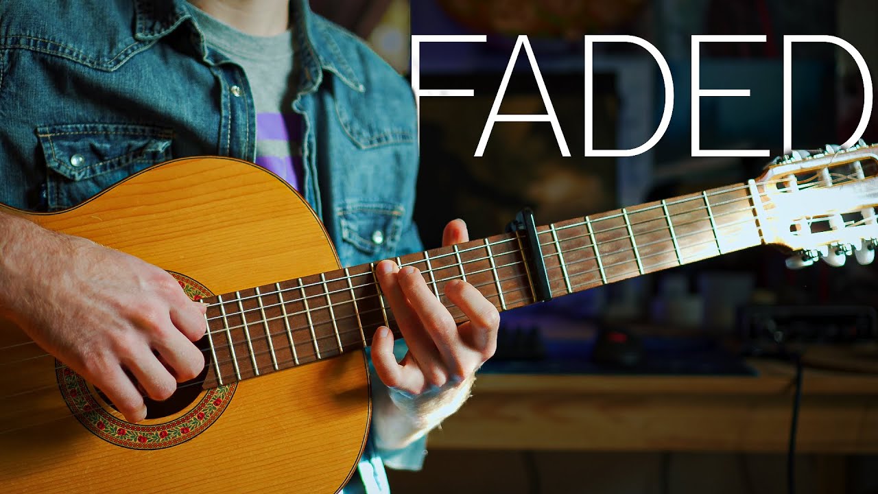 Faded - Alan Walker (фингерстайл гитарный кавер) Табы/Ноты