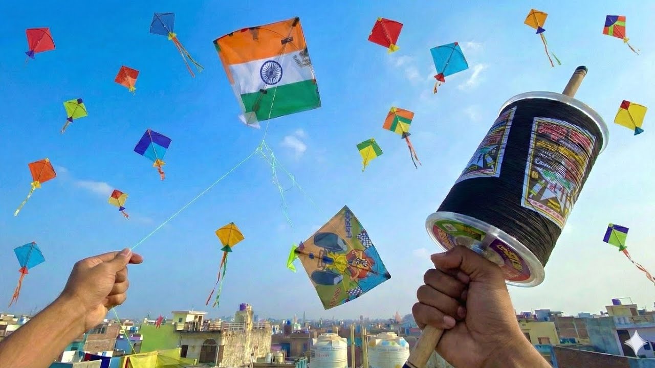 Kite fighting 💪 video | kite looting | kite video |kite flying video | kitecatching |