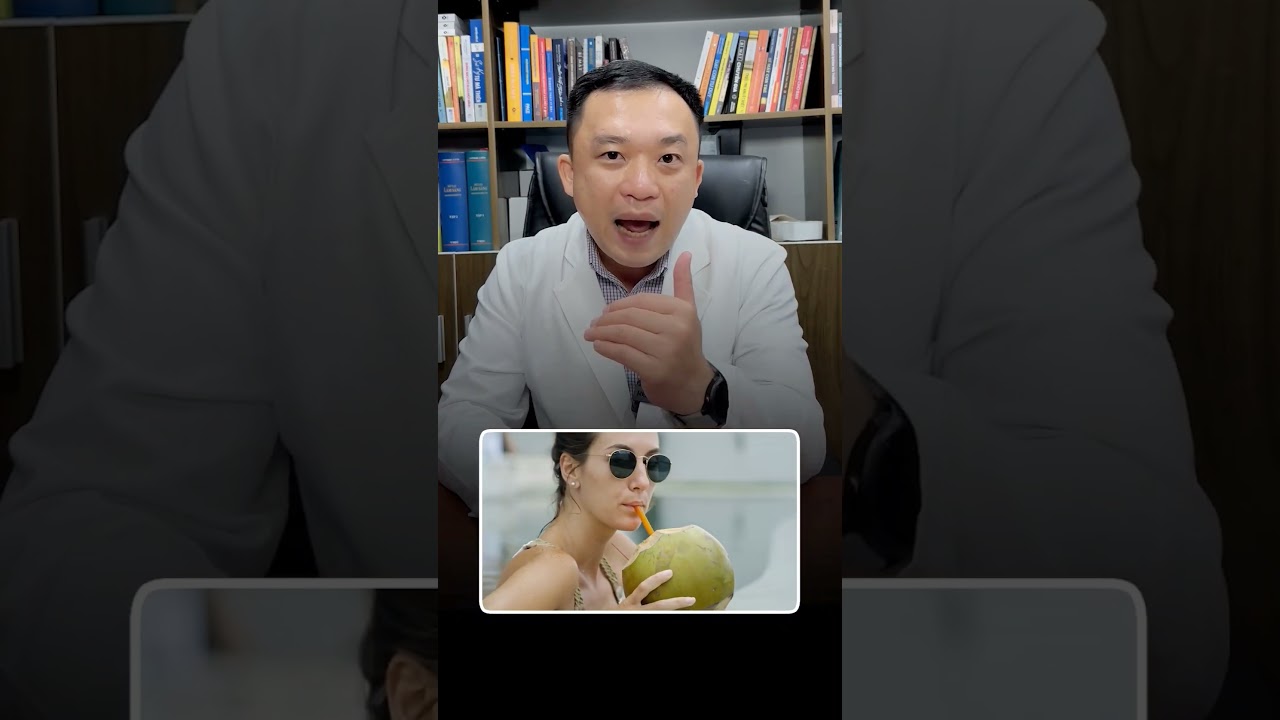 Uống nước dừa non hay gi&agrave; th&igrave; tốt?#drphanhongson #songkhoe247 #nuocdua
