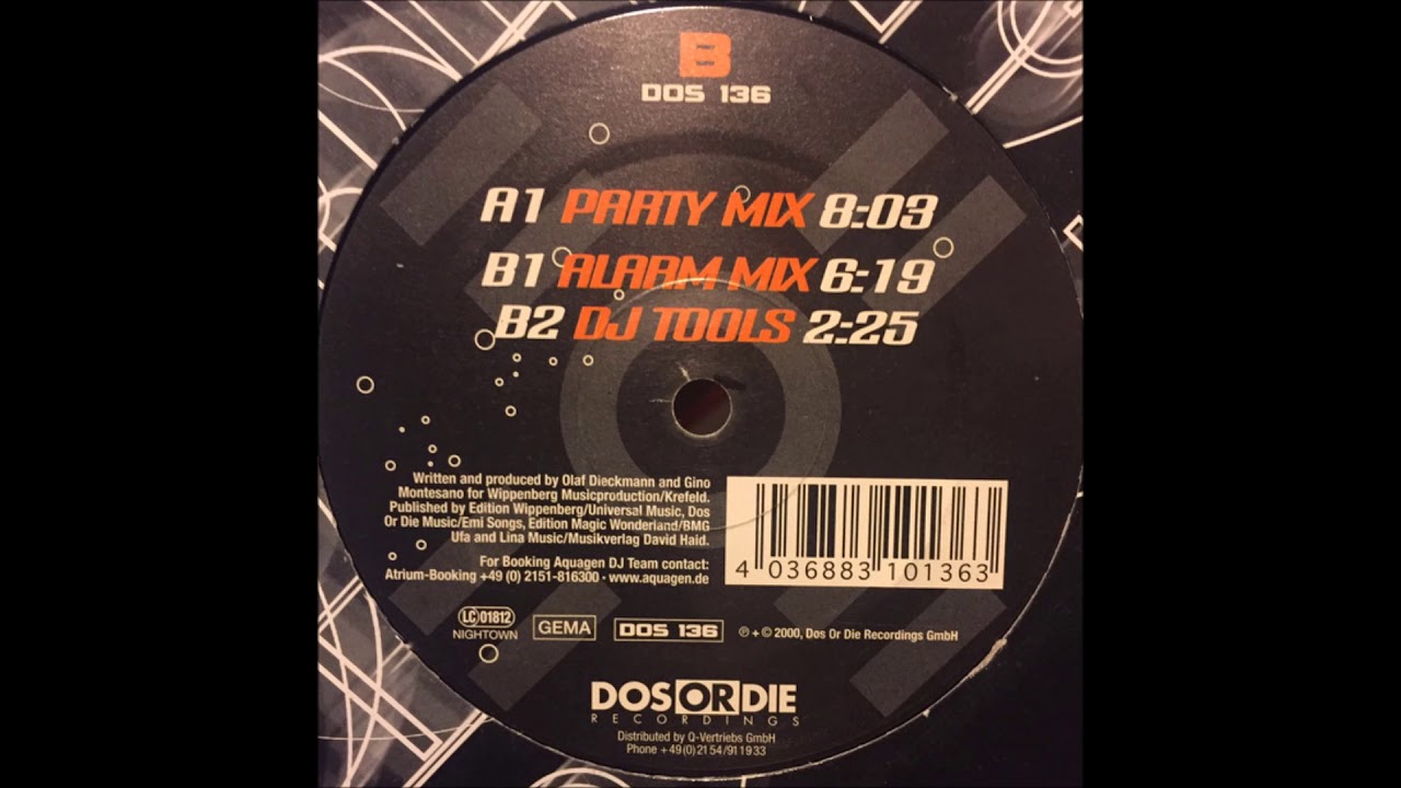 Aquagen - Partyalarm (Und Ab Geht's)(Party Mix) -2000-