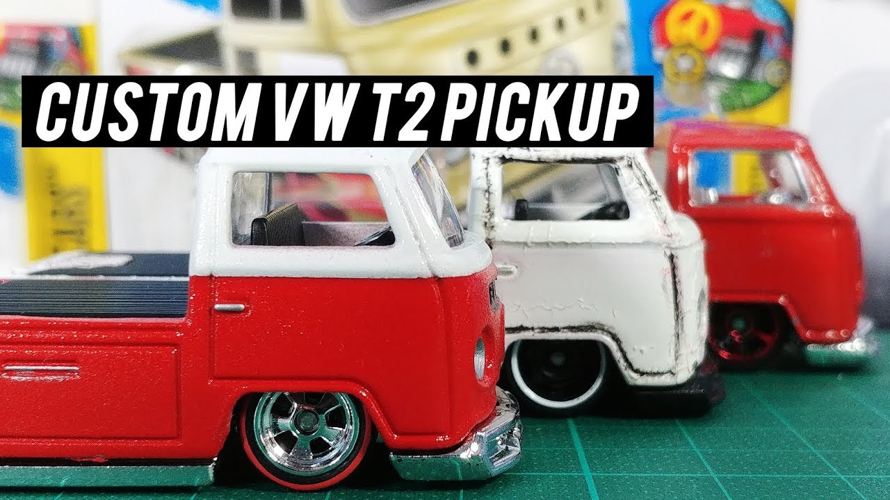 Customizing & detailing VW T2 Pickup Hot Wheels - European Affairs | Episode 2