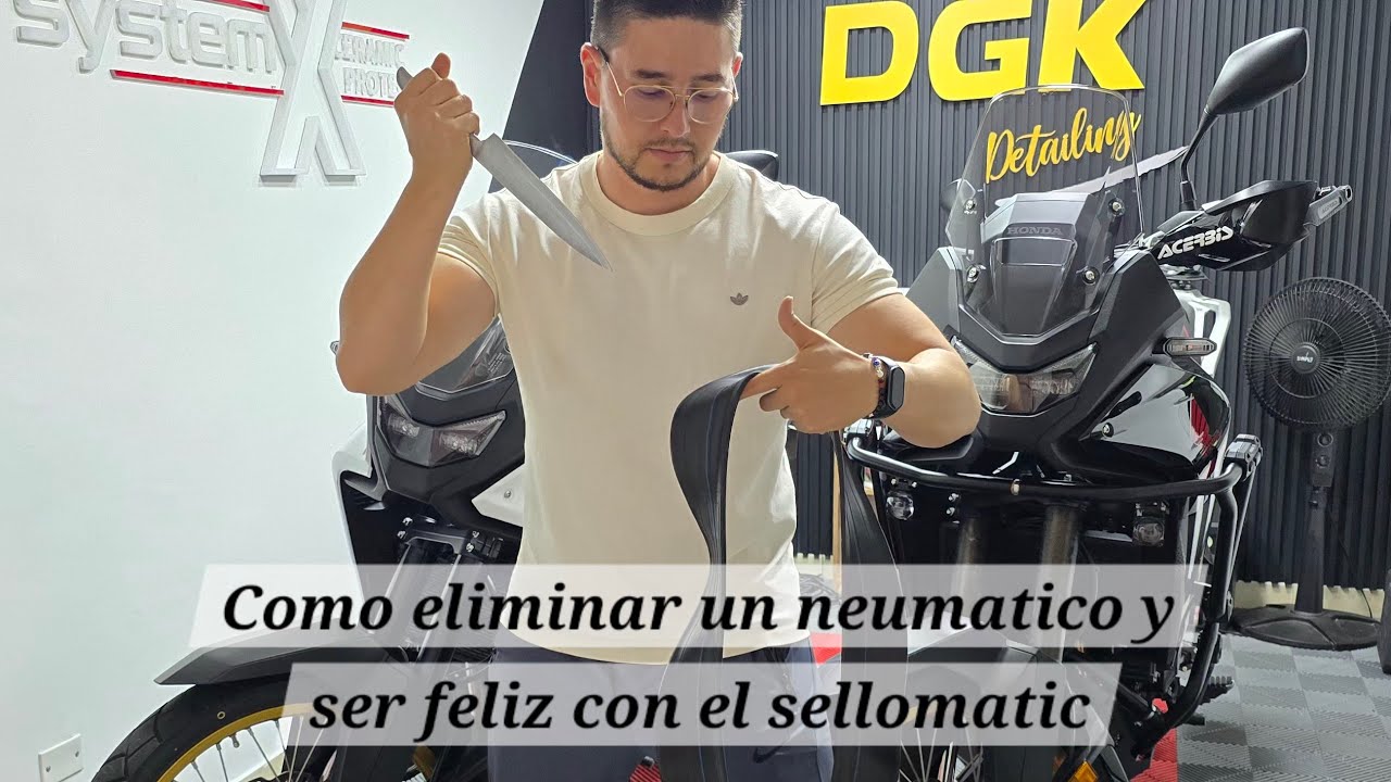 Como ELIMINAR el Neumatico y hacerlo Sellomatic.