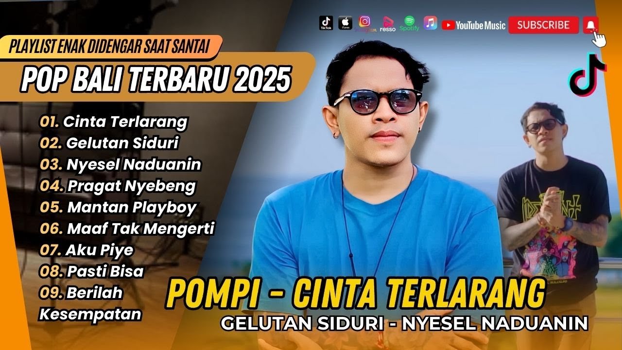 CINTA TERLARANG - Pompi | GELUTAN SIDURI | NYESEL NADUANIN | PRAGAT NYEBENG || LAGU BALI VIRAL 2025