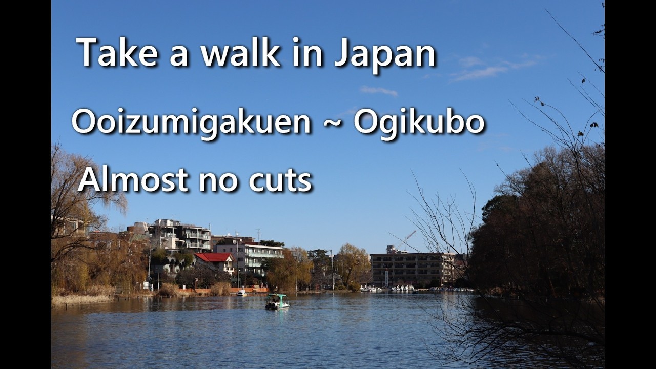 Japan Walking Tour: Ooizumigakuen Sta. ~ Ogikubo Sta. (No Cuts)