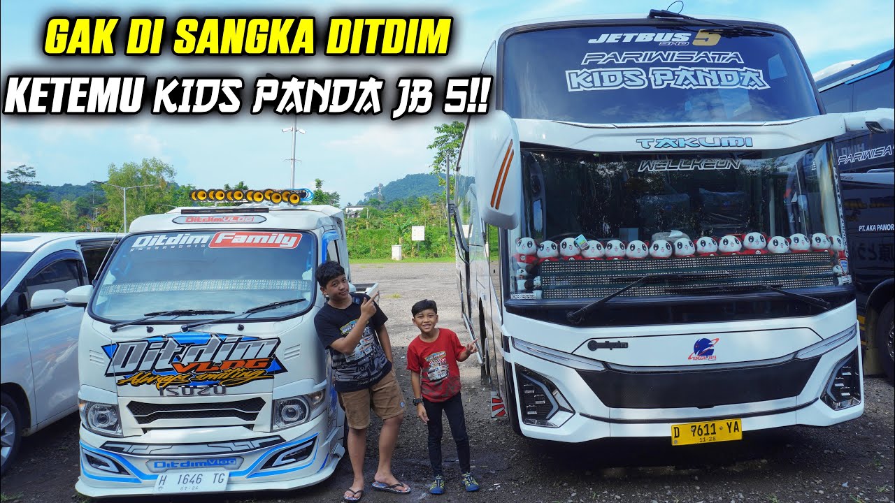 DITDIM KETEMU BUS KIDS PANDA JETBUS 5!!