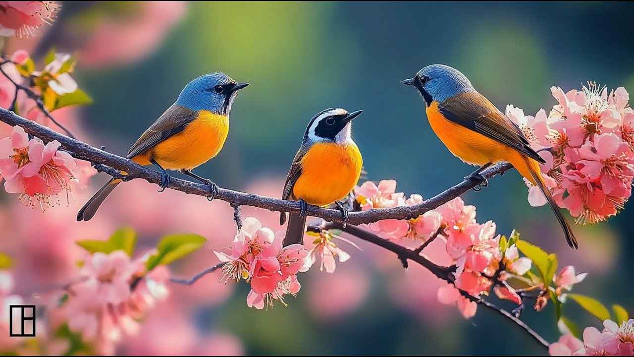 Relaxing Piano and Bird Sounds | Beautiful Nature Ambience for Meditation