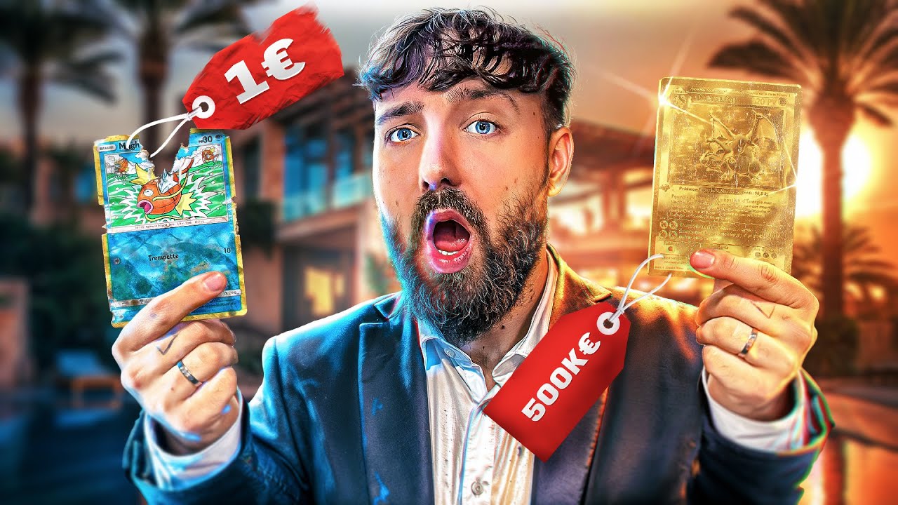 POKEMON CARD FOR 1 EURO VS 500,000 EUROS! (Only one copy in the world)