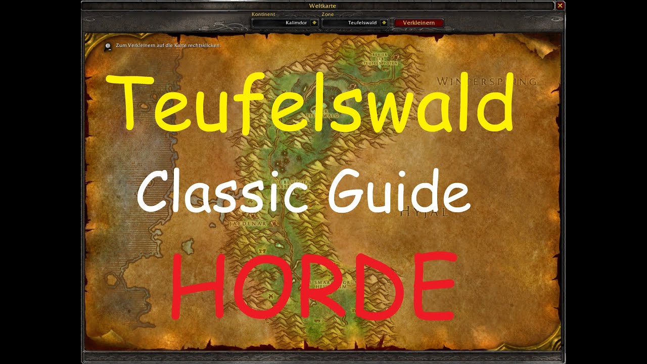 Teufelswald Quest relevantes von A Z  WOW CLASSIC HORDE