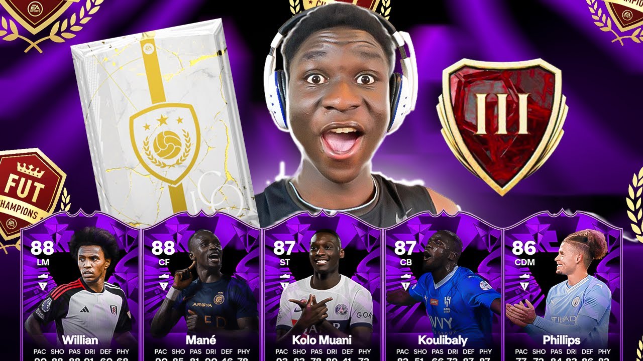 🔥 MY MAX 89 ICON PACK! -Rank 3 FUT Champs Rewards - FC 24 Ultimate Team