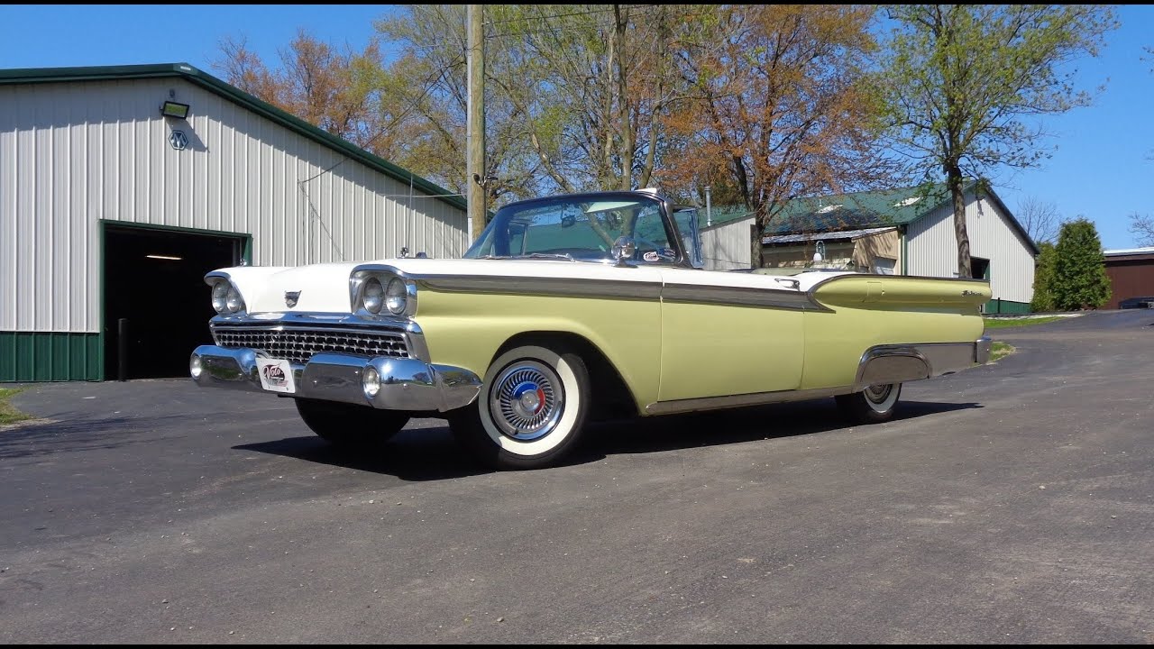 1959 Ford Fairlane 500 Galaxie Skyliner & Factory Air Conditioning - My Car Story with Lou Costabile
