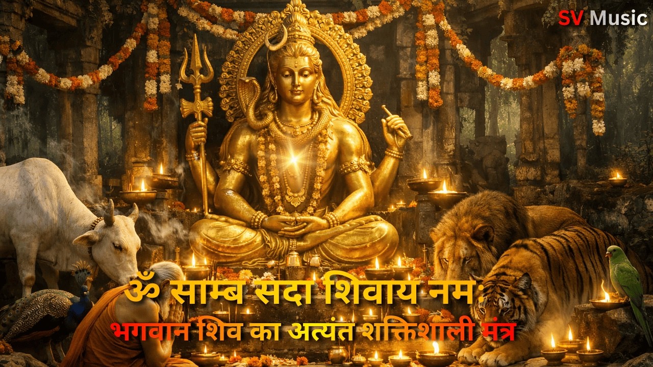 Om Samb Sada Shivaya Namah Mantra 11 Times | Powerful Shiva Mantra Chanting | ॐ साम्ब सदा शिवाय नमः