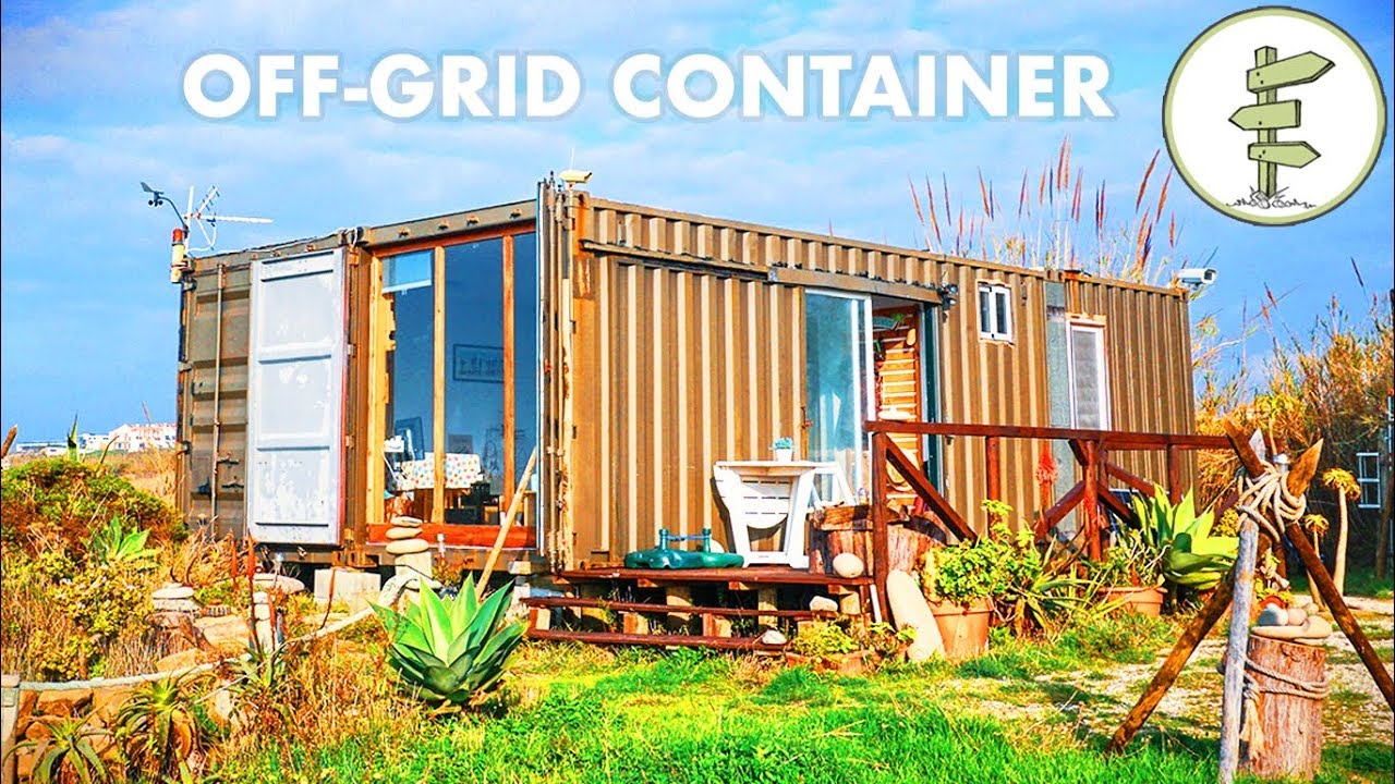 Used 20ft Shipping Containers Turn Into Epic Off-Grid Cabin