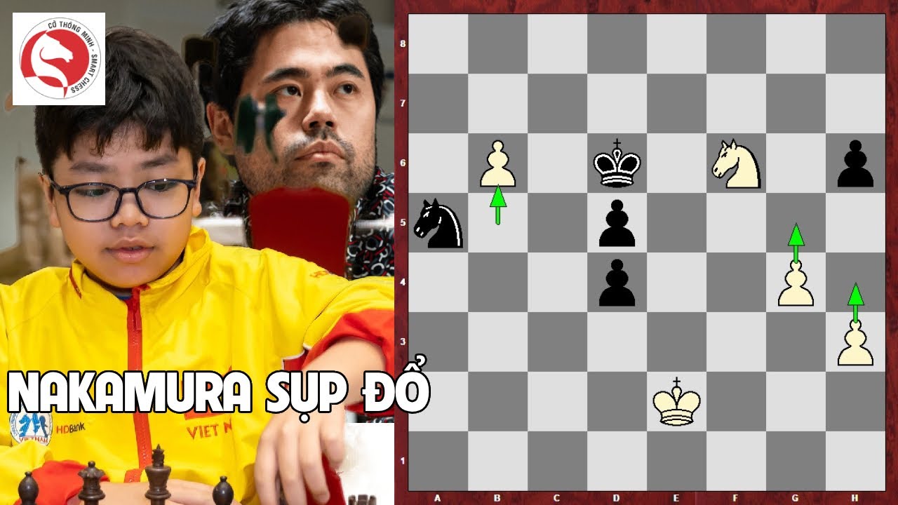 Nóng! Xuất hiện thần đồng 12 tuổi Việt Nam đánh bại thần sấm Hikaru Nakamura