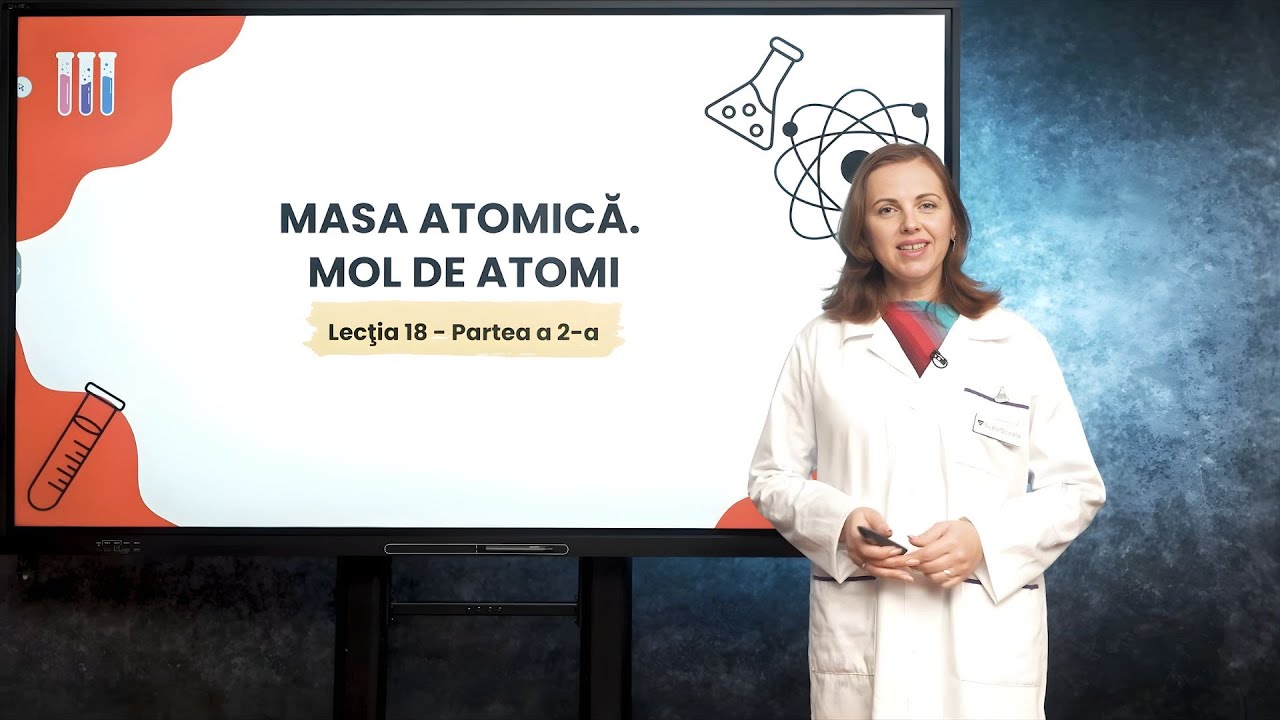 Molul de atomi și numărul lui Avogadro - Clasa a VII-a