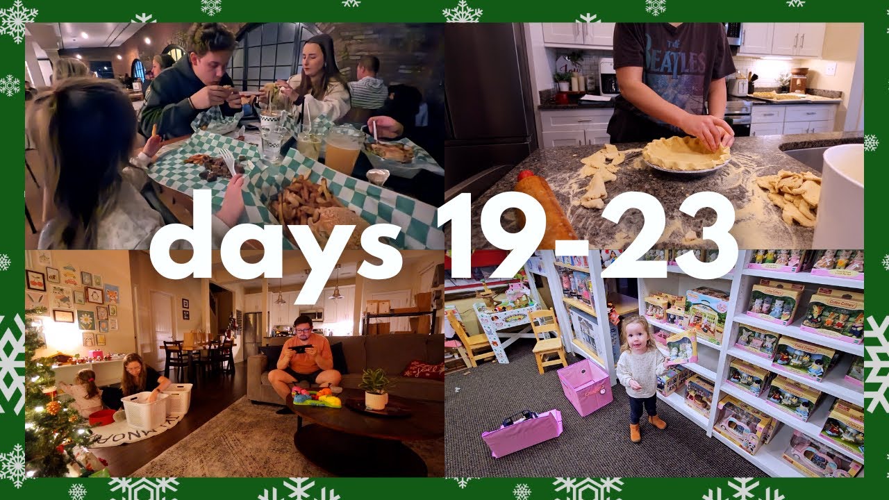 🎄 РОЖДЕСТВЕНСКИЕ ВЛОГИ 19-23 ДНЕЙ | поездка, визит к семье, домашняя пекарня, магазин игрушек, не...