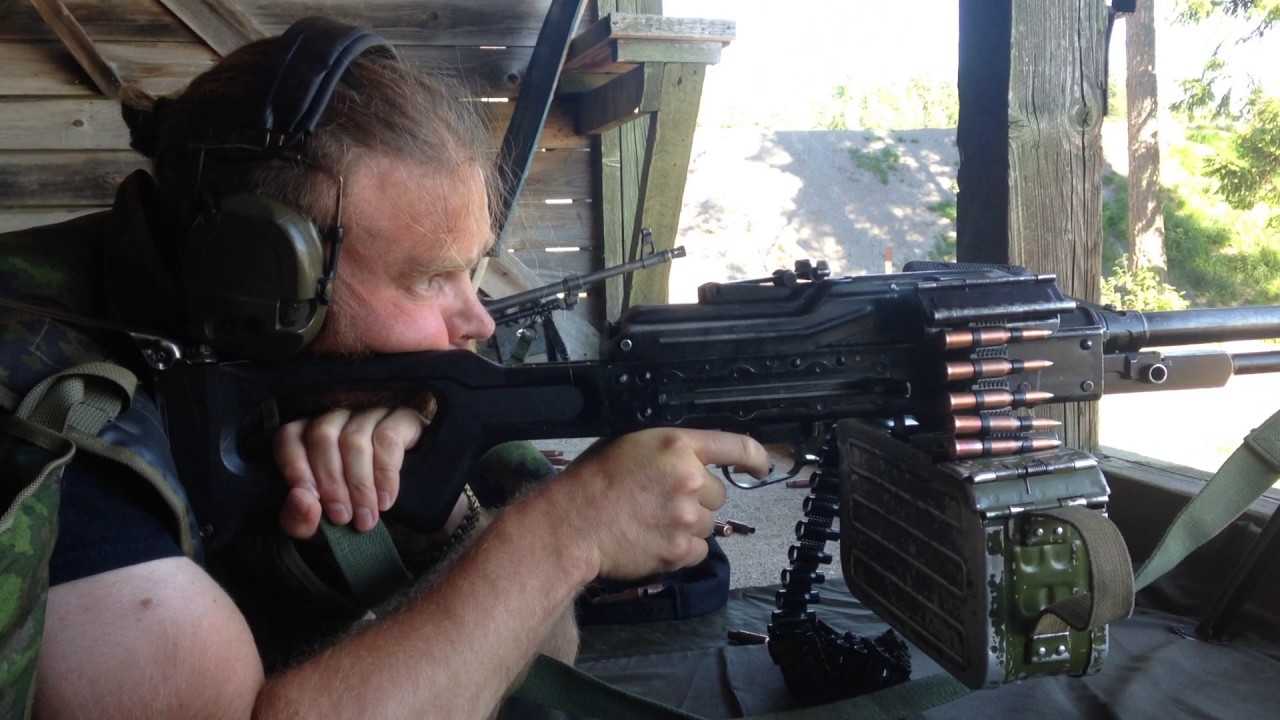 PK machine gun test (Kalashnikov's Machinegun)