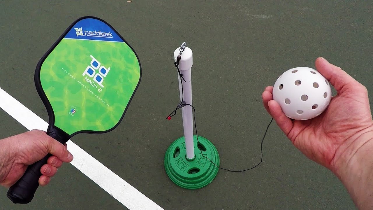 How to Make a Pickleball Trainer, Rebounder for ~ $10 - Tutorial