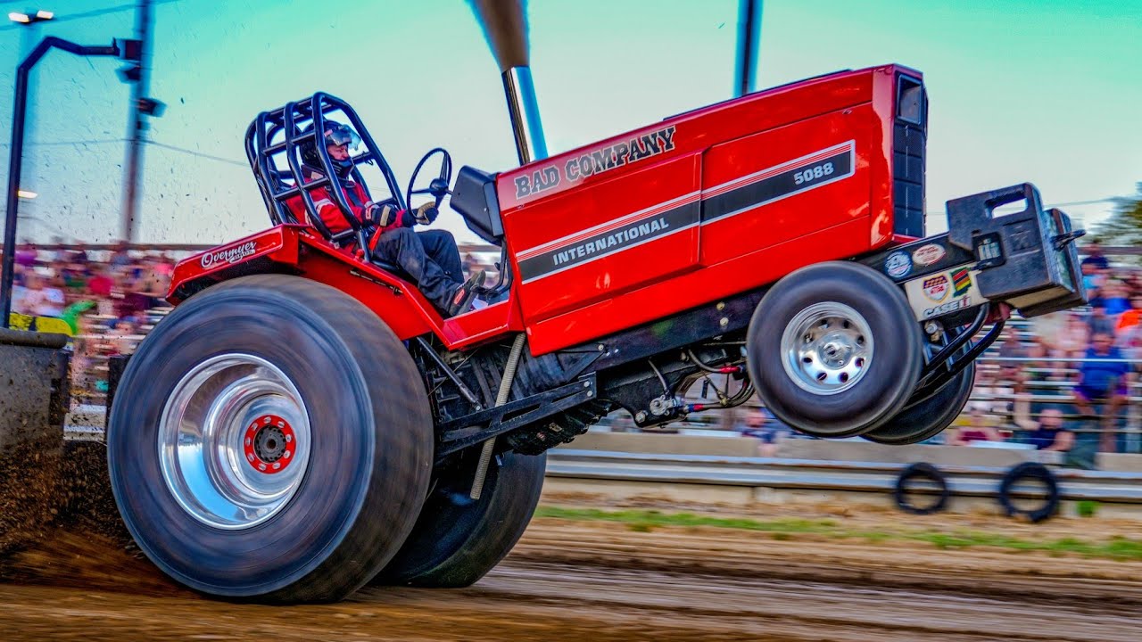 Wild Tractor Pulling Light Pro/Limited Pro Tractors! Idaville, IN August 2025 Indiana Pulling League
